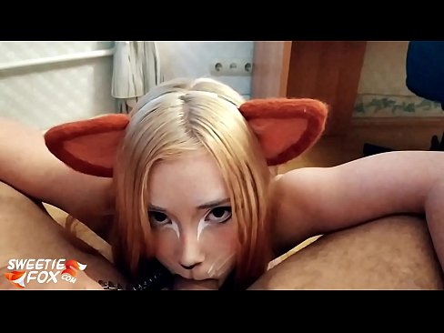 ❤️ Kitsune आफ्नो मुखमा डिक र कम निल्यो गुदा अश्लील ❌